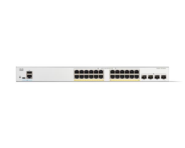 Catalyst 1300 24-port GE, Full PoE, 4x10G SFP+ 