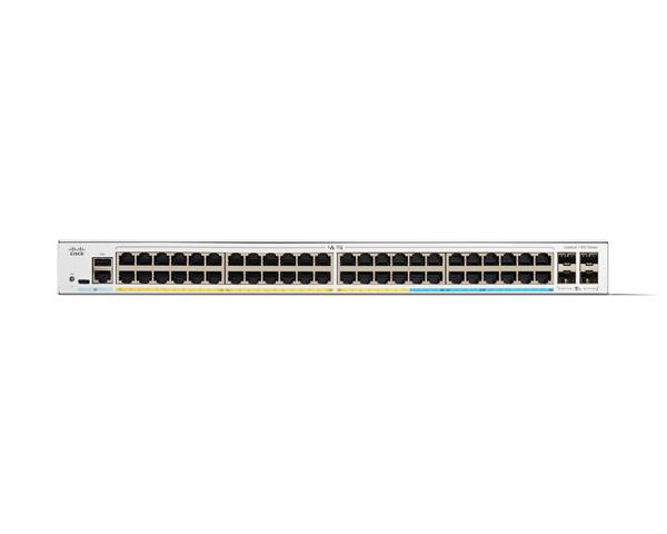 Cisco Catalyst switch C1300-48T-4X (24xGbE, 4xSFP+, fanless) 