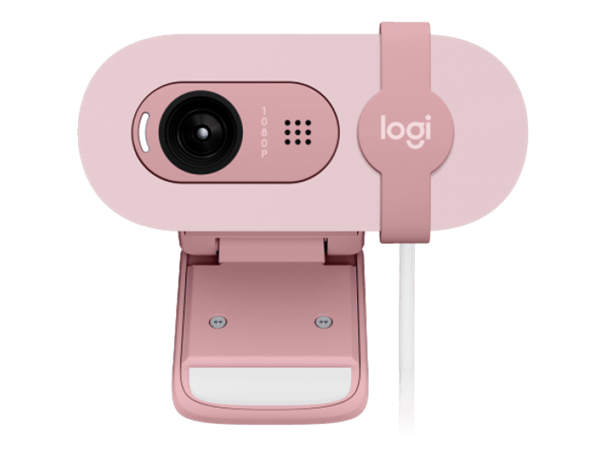 Logitech® BRIO 100 Full HD Webcam - ROSE - USB 