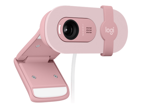 Logitech® BRIO 100 Full HD Webcam - ROSE - USB 