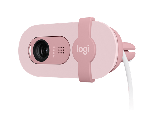 Logitech® BRIO 100 Full HD Webcam - ROSE - USB 