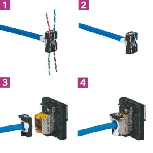 Legrand MOSAIC X RJ45 UTP CAT.6 1M 