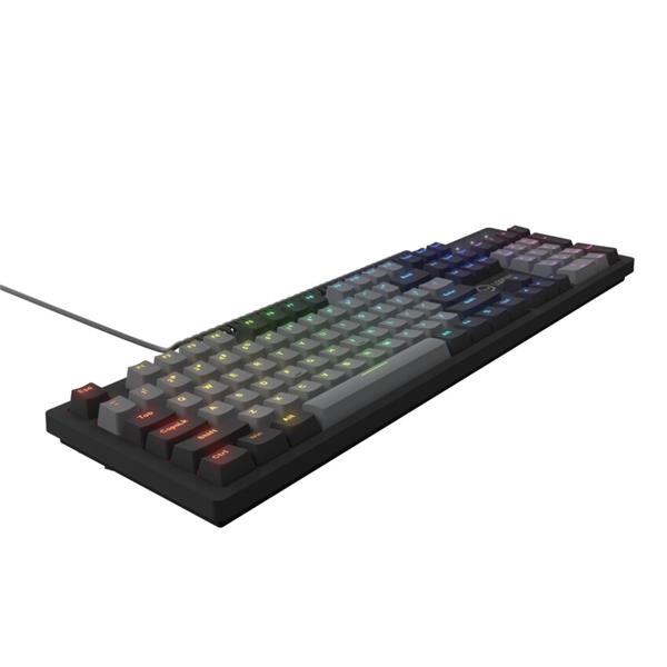 Lorgar Azar 514, mechanická herná klávesnica, RGB podsvietenie, 18 režimov,  USB-C, čierna 