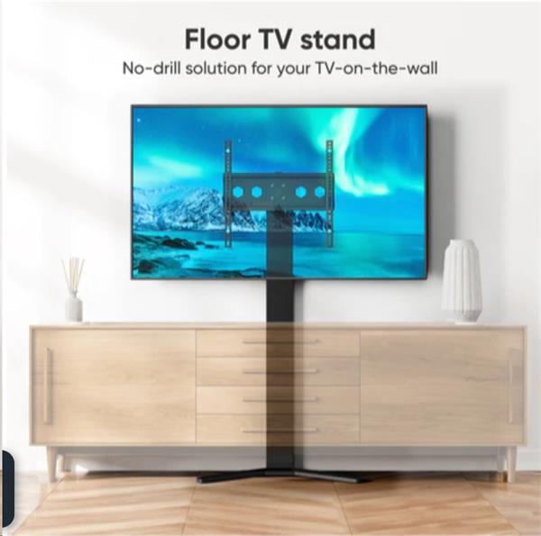 ONKRON TV stojan pre 26"- 65" obrazovky do 35 kg, VESA 100x100 - 400x400 čierny 