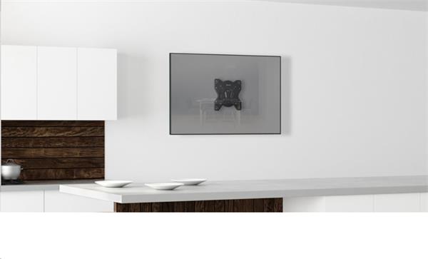 ONKRON Full Motion TV držiak na stenu pre 17" až 43" obrazovky do 35 kg, čierny,VESA: 75x75 - 200x200 