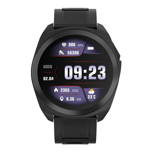 Canyon SW-83, Maverick, smart hodinky, GPS, BT, fareb. LCD displej 1.32´´, vodotes. IP68, 128 športov, čierne 