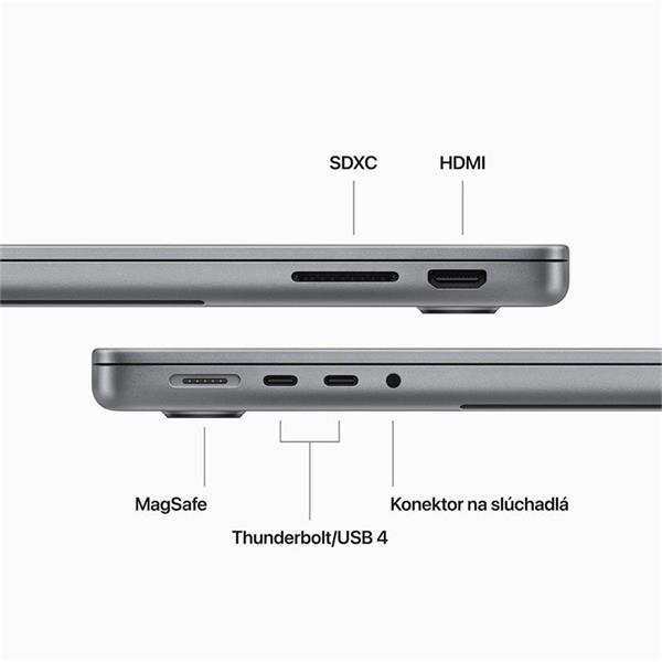 MacBook Pro 14" Apple M3 8-core CPU 10-core GPU 16GB 512GB SSD Space Grey SK (CTO) 
