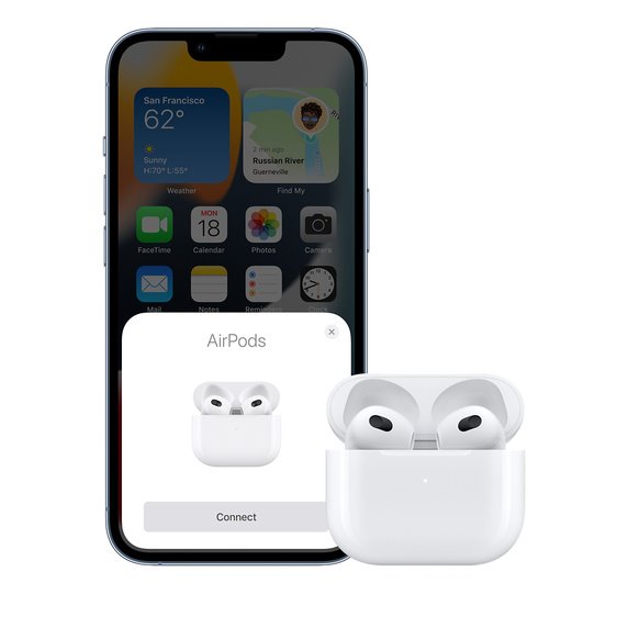 Apple AirPods (3. generácie) with Lightning Charging Case 