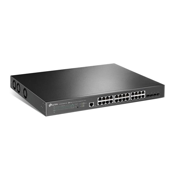 TP-LINK "JetStream™ 24-Port 2.5GBASE-T and 4-Port 10GE SFP+ L2+ Managed Switch with 16-Port PoE+ & 8-Port PoE++PORT: 24 