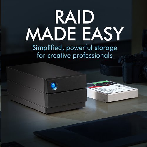 LaCie 2big RAID 36TB Professional desktop storage USB-C USB4 TB 