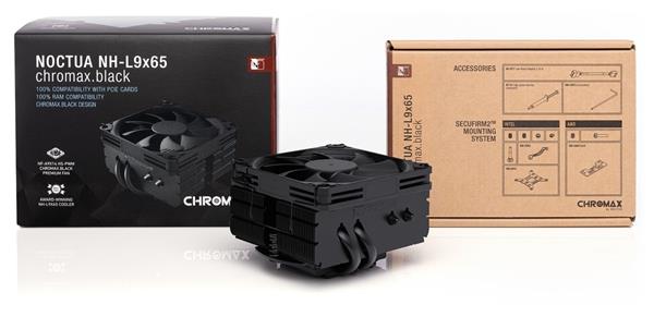 NOCTUA chladič CPU NH-L9x65,  Low profile,  92mm,  LGA1851,  LGA1700,  AM5,  černá 