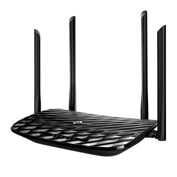 TP-LINK "AC1300 Dual-Band Wi-Fi Gigabit RouterSPEED: 400 Mbps at 2.4 GHz + 867 Mbps at 5 GHzSPEC: 4× Antennas, 1× Giga 