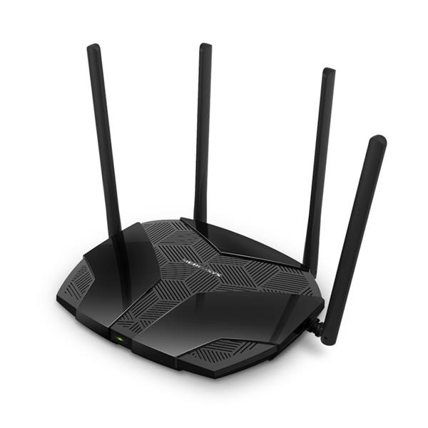 AX3000 Dual-Band Wi-Fi 6 Router SPEED: 574 Mbps at 2.4 GHz + 2402 Mbps at 5 GHz  SPEC:  4× Fixed External Antennas, 3× G 