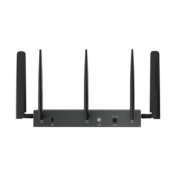 Omada 4G+ Cat6 AX3000 Gigabit VPN Router PORT: 1× Gigabit SFP WAN/LAN Port, 1× Gigabit RJ45 WAN Port, 4× Gigabit WAN/LAN 