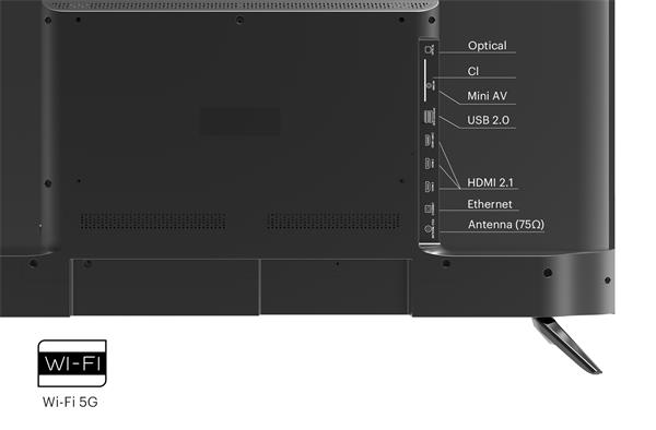 KIVI TV 43U730QB, 43" (108cm), HD LED TV, AndroidTV 11, Black, 3840x2160, 60 Hz,2x8W, 33 kWh/1000h ,HDMI ports 2 