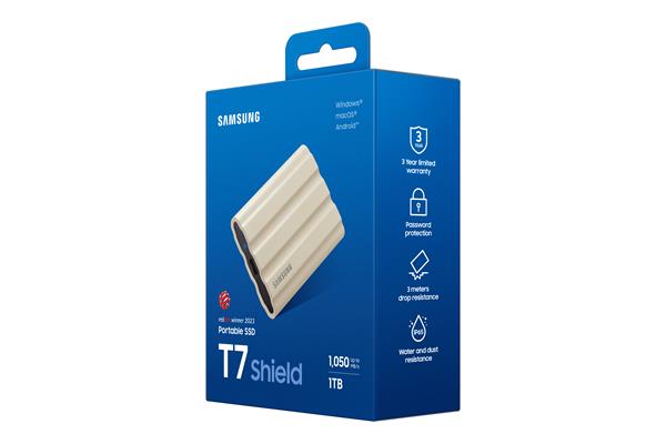 Samsung externý SSD T7 Shield 1 TB béžový 