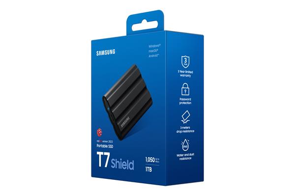 Samsung externý SSD T7 Shield 1 TB čierny 