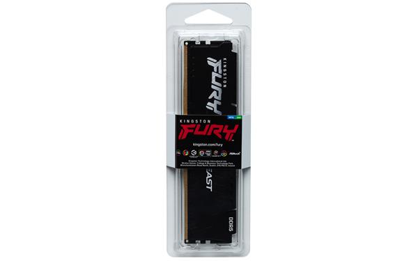 Kingston FURY Beast/ DDR5/ 8GB/ 6000MHz/ CL30/ 1x8GB/ Black 