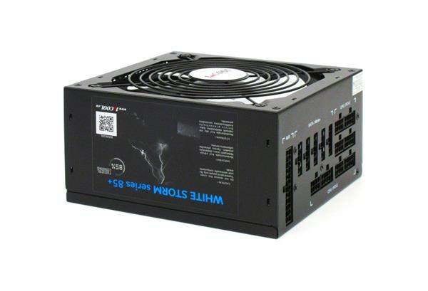 Zdroj 700W 1stCOOL WHITE STORM 700, modular, 85+, 14cm fan 