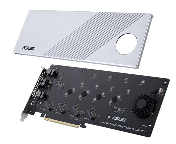 ASUS HYPER M.2 X16 GEN 4 CARD - PCIe rozširujúca karta pre 4x M.2 SSD 