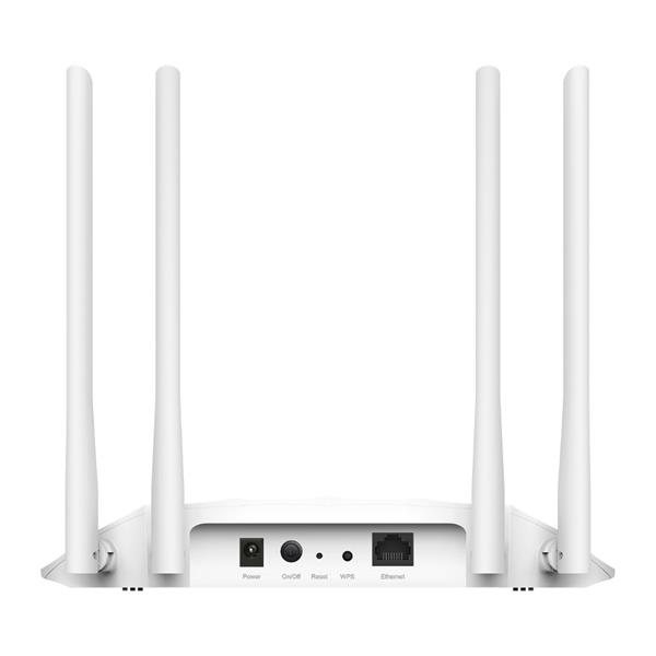 AC1200 Dual-Band Wi-Fi Access Point SPEED: 300 Mbps at 2.4 GHz + 867 Mbps at 5 GHz SPEC: 4× Fixed Antennas, 1× Gigabit P 