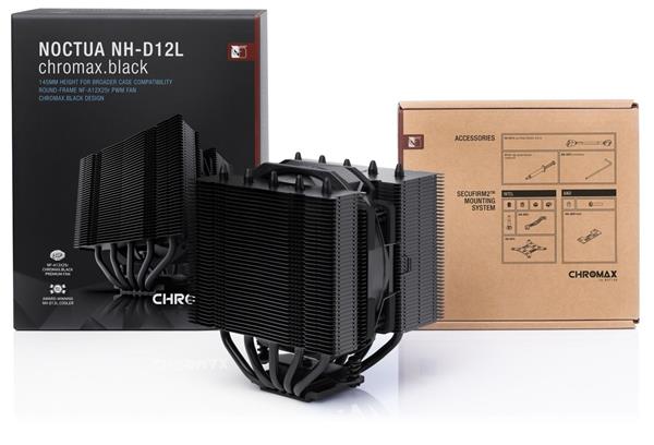 NOCTUA NH-D12L chromax.black chladič CPU 