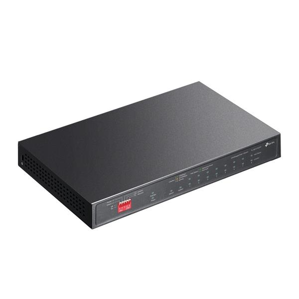 TP-LINK "10-Port Gigabit Desktop Switch with 8-Port PoE+PORT: 8× Gigabit PoE+ Ports, 2x Gigabit Non-PoE Ports, 1× Combo 