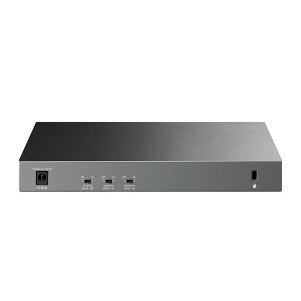 10-Port Gigabit Desktop Switch with 8-Port PoE+ PORT: 8× Gigabit PoE+ Ports, 1x Gigabit Non-PoE Port, 1× Gigabit SFP Slo 