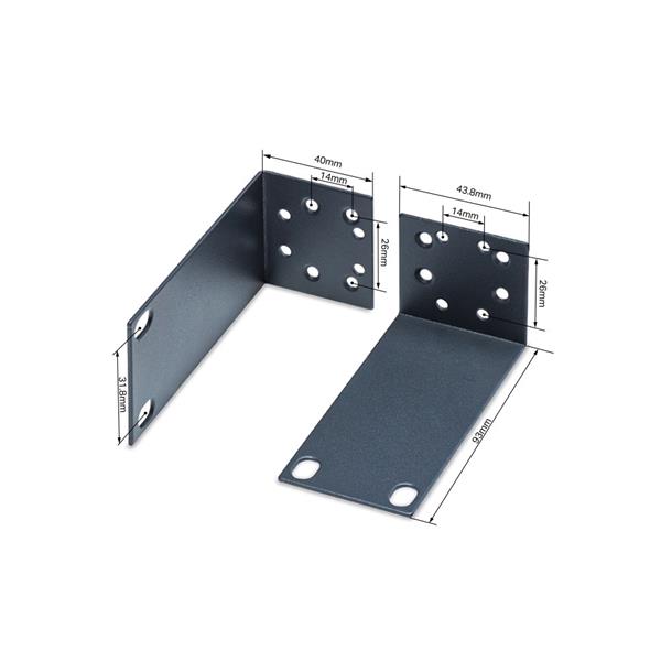 TP-LINK "Rack-mounting Bracket Kit, Screws IncludedDimensions: 3.7×1.7×1.6 in (93×43.8×40 mm)" 