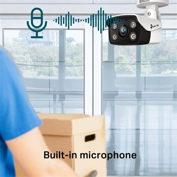 3MP Outdoor Full-Color Bullet Network Camera SPEC: H.265+/H.265/H.264+/H.264, 1/2.8" Progressive Scan CMOS, Color/0.005  