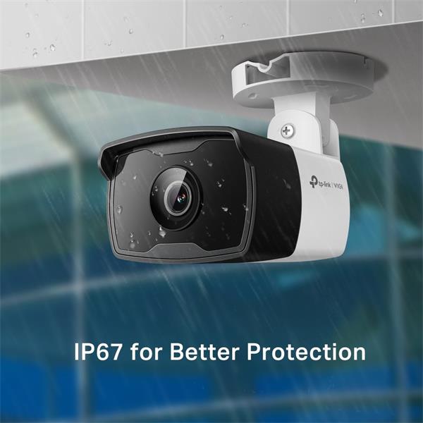 TP-LINK "2MP Outdoor Bullet Network CameraSPEC: H.265+ H.265 H.264+ H.264, 1 3"" Progressive Scan CMOS, Color 0.01 Lux@ 