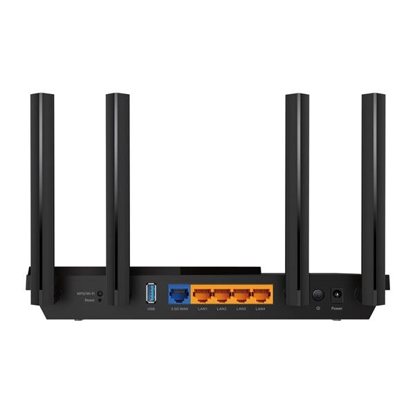 TP-LINK "AX3000 Multi-Gigabit Wi-Fi 6 RouterSPEED: 574 Mbps at 2.4 GHz + 2402 Mbps at 5 GHzSPEC: 4× Antennas, Qualcomm 