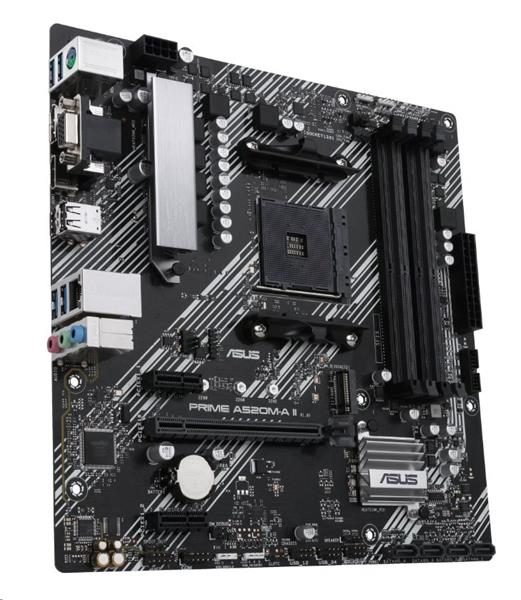 ASUS PRIME A520M-A II/CSM soc.AM4 A520 DDR4 mATX M.2 D-Sub HDMI DP 