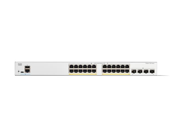 Catalyst 1200 24-port GE, Full PoE, 4x1G SFP 