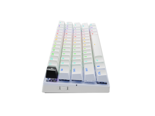 Logitech® G PRO X 60 LIGHTSPEED Wireless Gaming Keyboard (Tactile)-WHITE-US INT"L-2.4GHZ/BT 