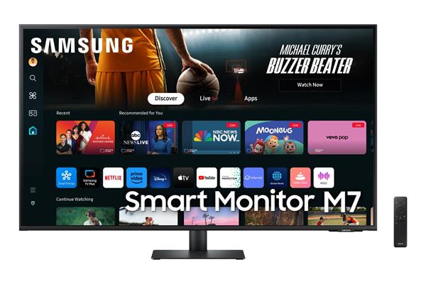 Samsung Smart Monitor M7 (M70D) 43" LED VA 3840x2160 Mega DCR 4ms 300cd HDMI USB-C Wifi repro 