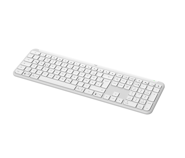 Logitech® K950 SIGNATURE SLIM WIRELESS KEYBOARD - OFF WHITE-US INT"L-2.4GHZ/BT 