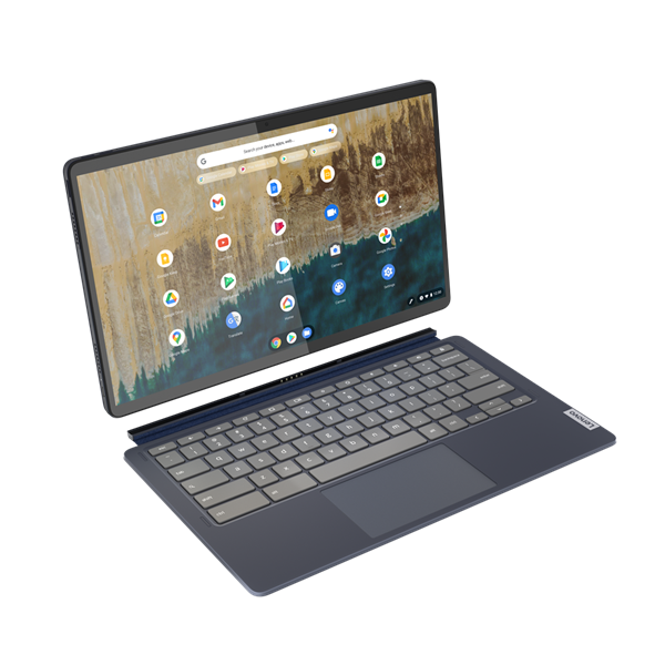 Lenovo IP Duet 5 Chromebook, Snapdragon 7c G2, 13.3˝ 1920x1080 FHD/Touch, UMA, 8GB, SSD 128GB, Chrome, mordý, 2y CI 