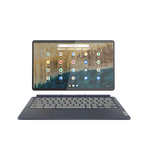 Lenovo IP Duet 5 Chromebook, Snapdragon 7c G2, 13.3˝ 1920x1080 FHD/Touch, UMA, 8GB, SSD 128GB, Chrome, mordý, 2y CI 