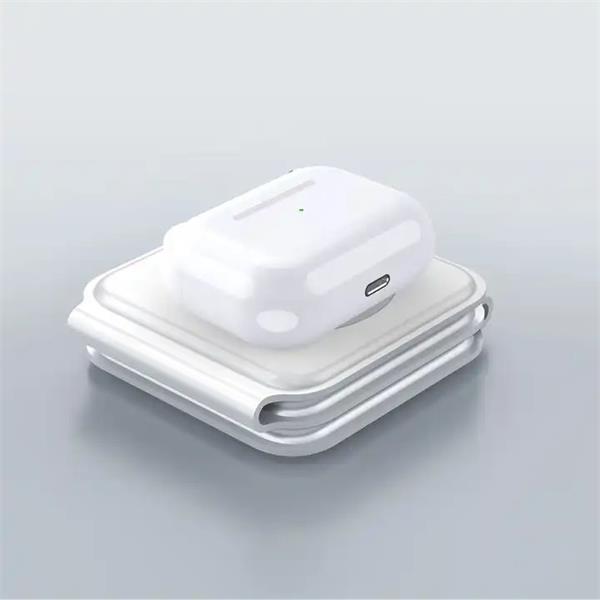 1stCOOL Qi bezdrôtová prenosná nabíjačka 3v1, MagSafe, biela, USB-C 
