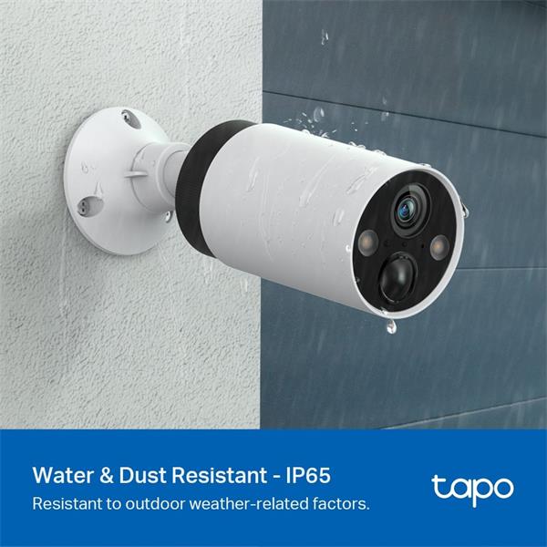 Smart Wire-Free Security Camera SPEC: 2K QHD (2560x1440), 2.4 GHz, 5200mAh rechargeable lithium-ion battery FEATURE: 180 