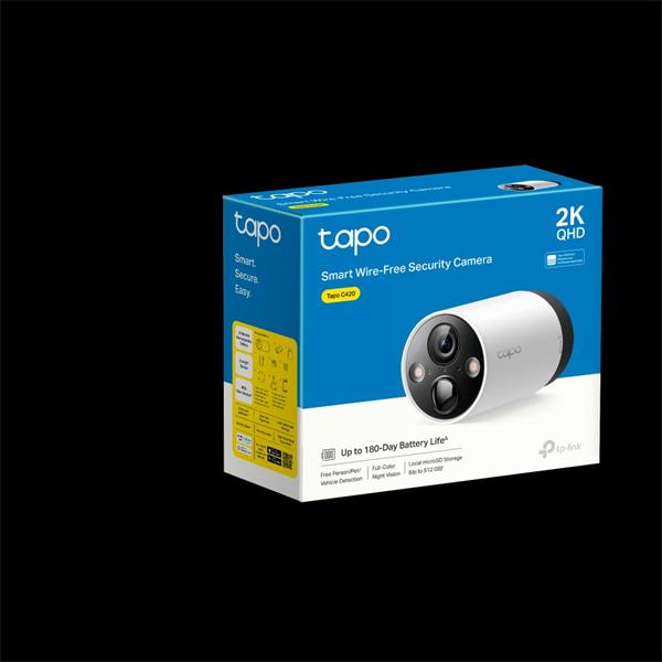 Smart Wire-Free Security Camera SPEC: 2K QHD (2560x1440), 2.4 GHz, 5200mAh rechargeable lithium-ion battery FEATURE: 180 