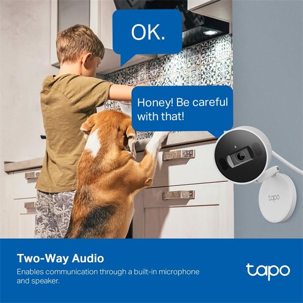 AI Home Security Wi-Fi Camera SPEC: 2K QHD (2560x1440), 2.4 GHz FEATURE: Smart AI Detection and Notifications (motion, p 