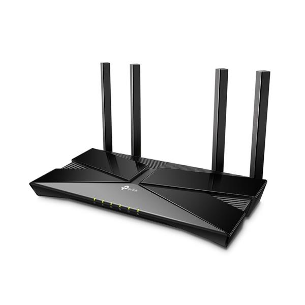 TP-LINK "AX3000 Dual-Band Wi-Fi 6 RouterSPEED: 574 Mbps at 2.4 GHz + 2402 Mbps at 5 GHzSPEC: 4× Antennas, Qualcomm Dua 