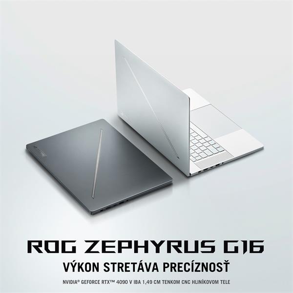 ASUS ROG ZEPHYRUS G16 GU605MI-NEBULA271W, Ultra 7-155H, 16.0˝ 2560x1600 WQXGA, RTX 4070/8GB, 32GB, SSD 1TB, W11H 