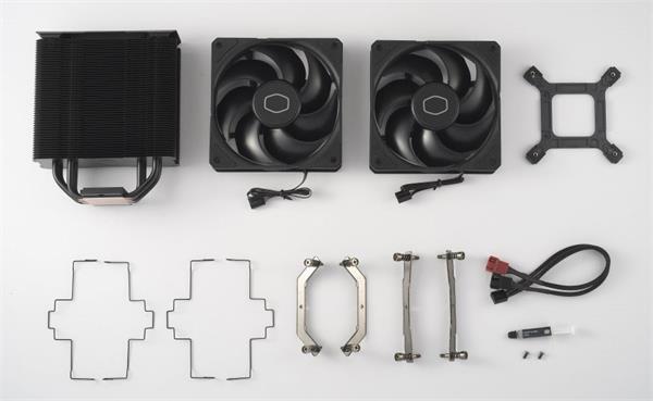 CoolerMaster Hyper 212 Black X Duo, chladič CPU, 120mm fan LGA1700, AM5, univ. socket 