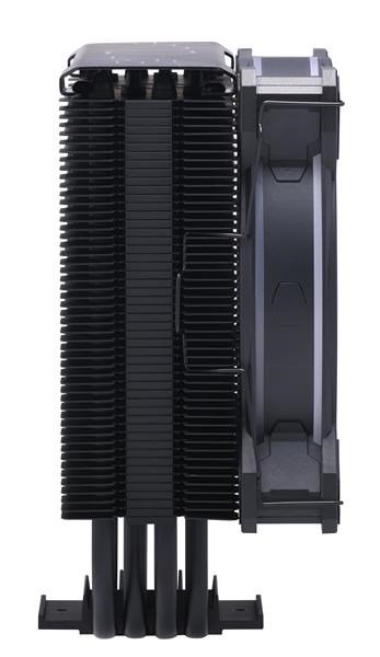 Coolermaster Hyper 212 Halo Black ARGB chladič CPU 120mm fan LGA1700, AM5, univ. socket 