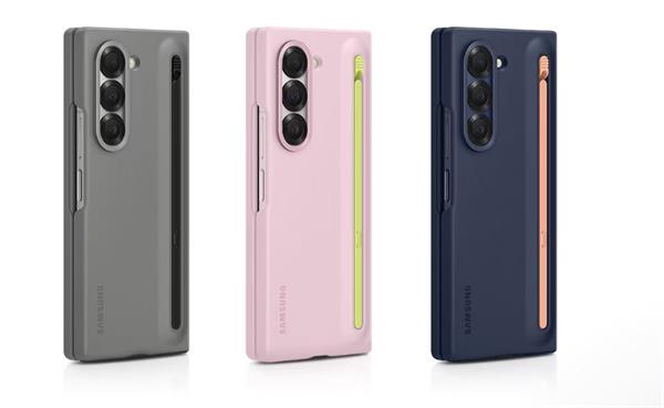 Samsung Ochranné púzdro s perom pre Z Fold6 , ružové 