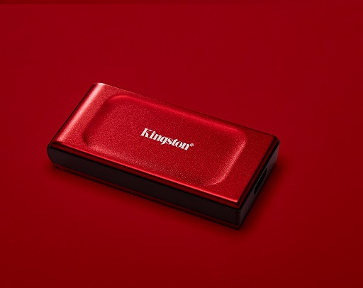 Kingston 2TB externý SSD XS1000 RED Series USB 3.2 Gen 2x2, ( r1050 MB s, w1000 MB s ) 