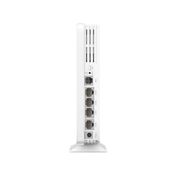 Omada  AX1800 Desktop Dual-Band Wi-Fi 6 GPON Access Point PORT: 1×SC/UPC GPON+4×1G RJ45 Port(One support PoE Out)+1×RJ11 